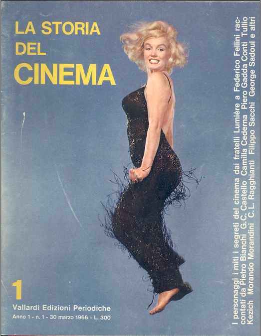 STORIA DEL CINEMA magazine side cover Issue 1 30 March 1966