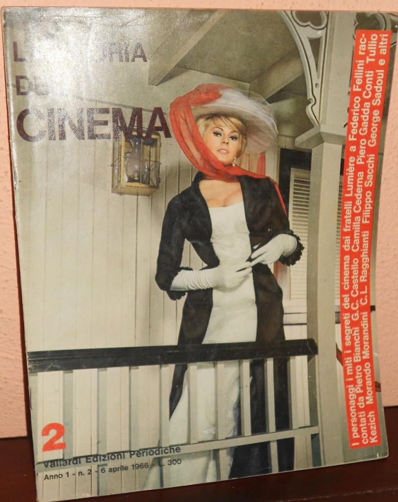 STORIA DEL CINEMA magazine side cover Issue 2 6 April 1966