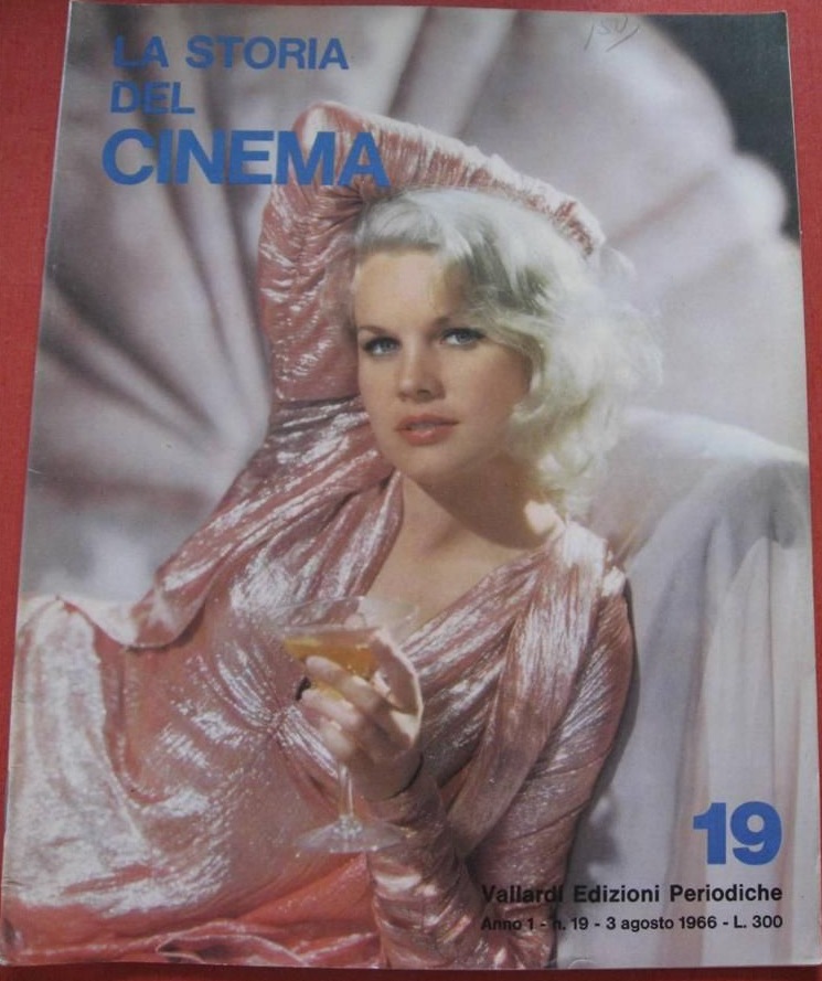 STORIA DEL CINEMA magazine side cover Issue 19 3 August 1966
