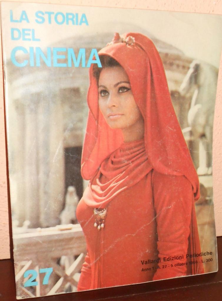 STORIA DEL CINEMA magazine side cover Issue 27 5 October 1966