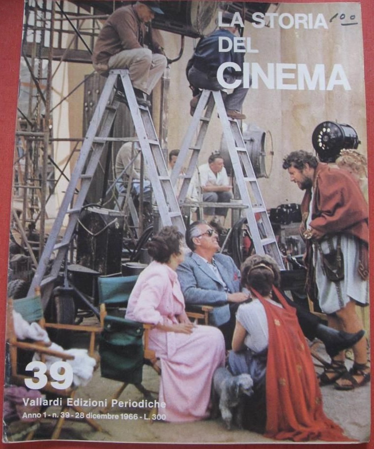 STORIA DEL CINEMA magazine side cover Issue 39 28 December 1966