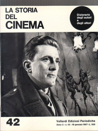STORIA DEL CINEMA magazine side cover Issue 42  January 1967