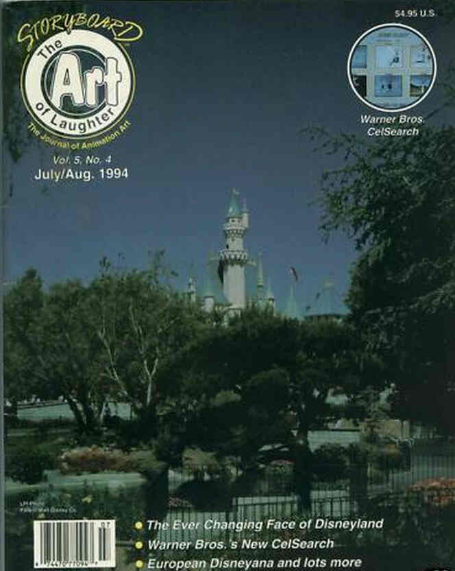 STORYBOARD(USA) magazine side cover  July /August 1994