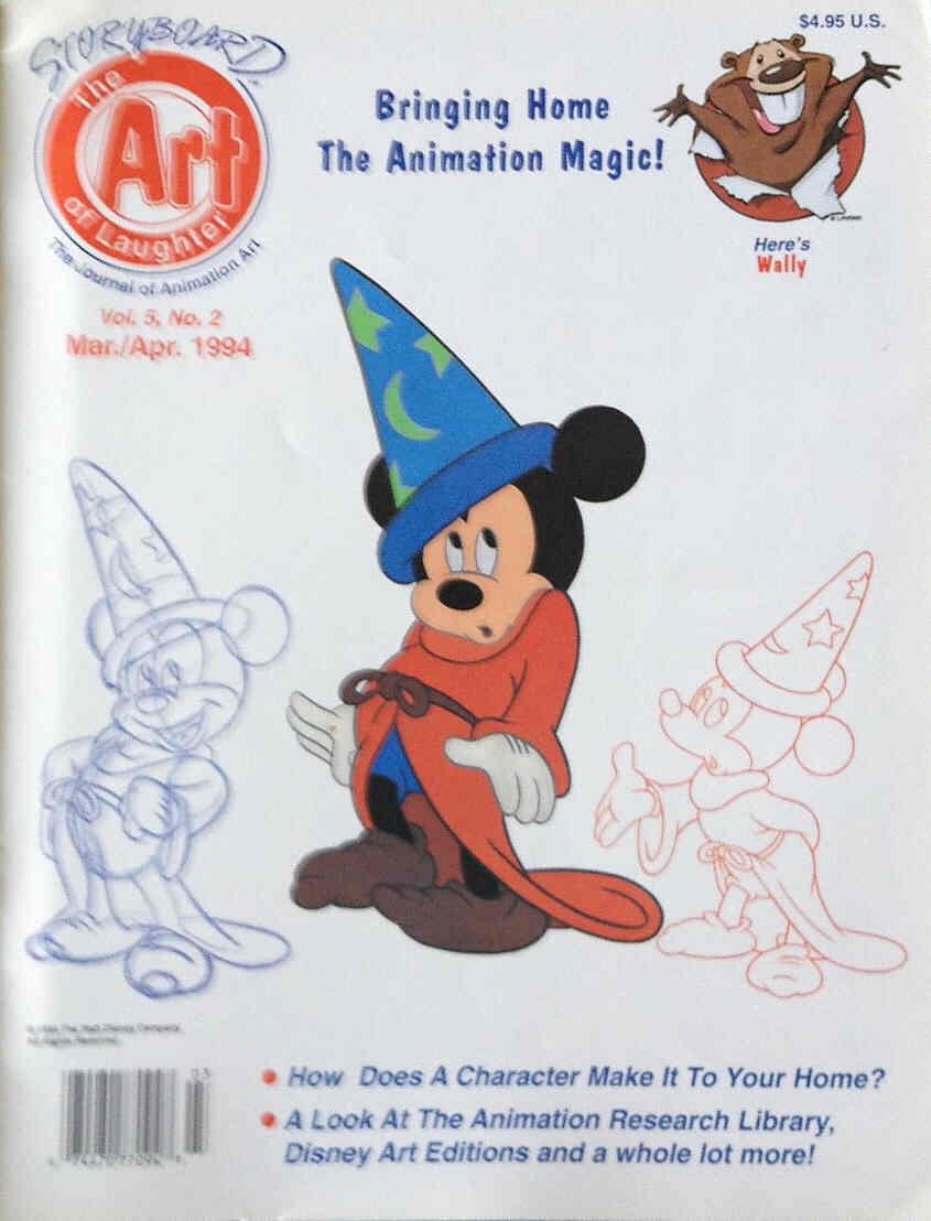 STORYBOARD(USA) magazine side cover March/April 1994