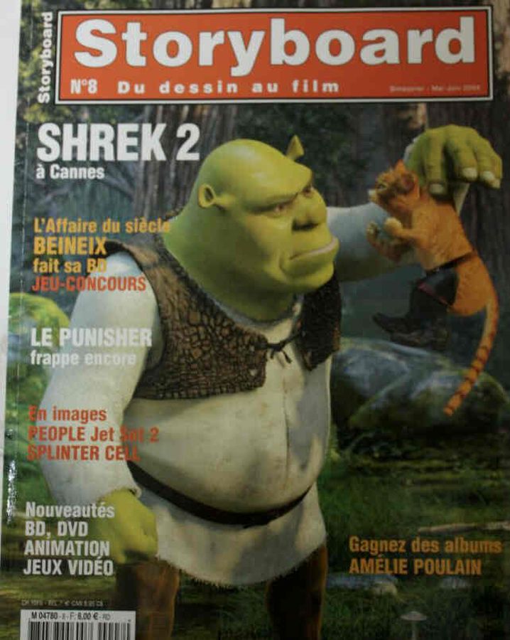 STORYBOARD magazine side cover Issue 8 May/June 2004