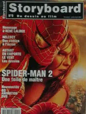 STORYBOARD magazine side cover Issue 9 July/August 2004