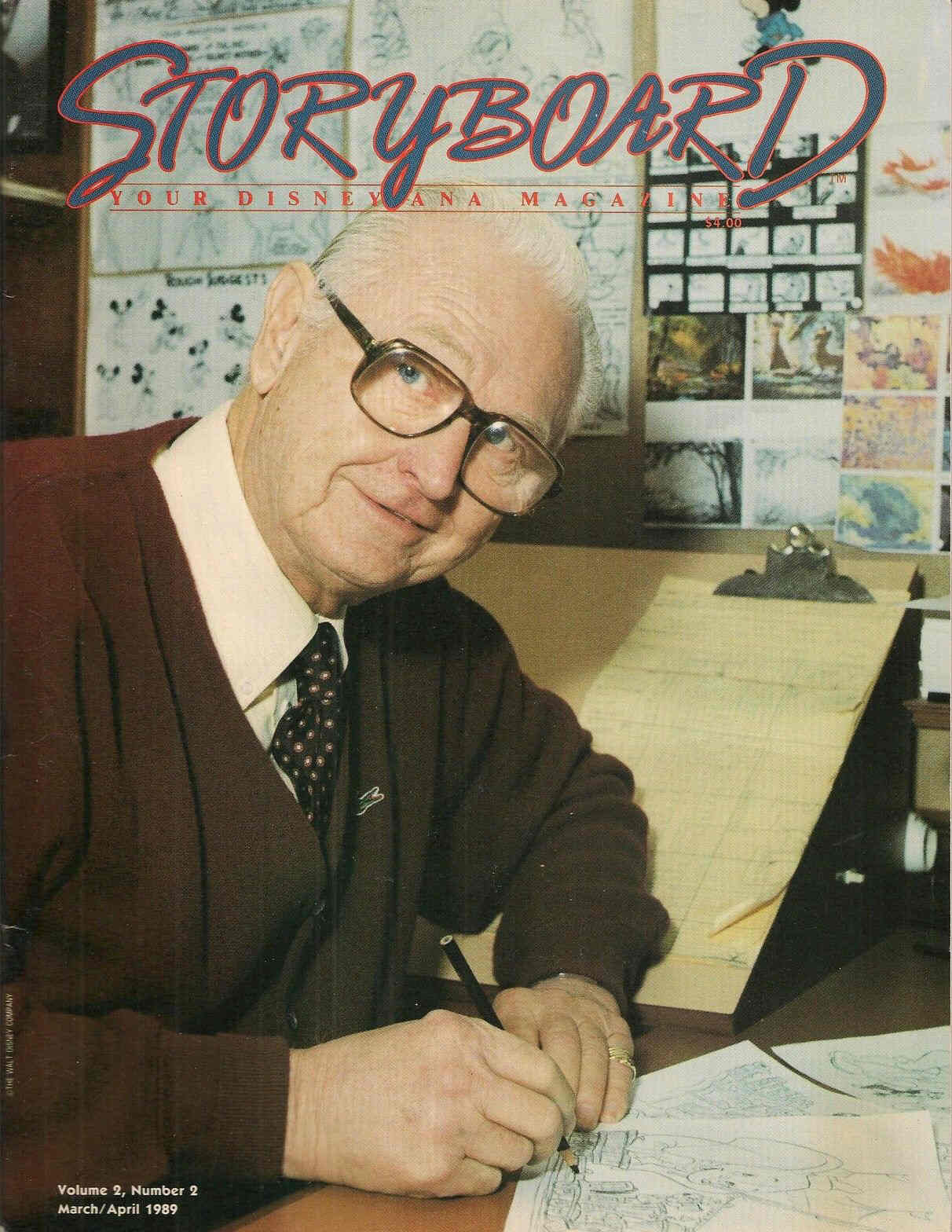 STORYBOARD(USA) magazine side cover March 1989