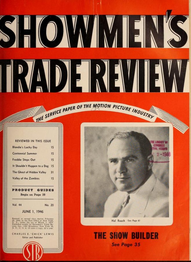 SHOWMENS TRADE REVIEW magazine side cover 1 June 1946