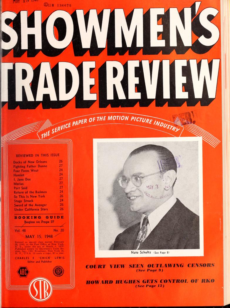 SHOWMENS TRADE REVIEW magazine side cover 15 May 1948