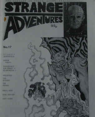 STRANGE ADVENTURES magazine side cover Issue 17 June 1990
