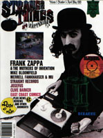 STRANGE THINGS ARE HAPPENING magazine side cover Issue 5  Vol 1 # 5 April/May 1989