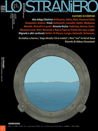 STRANIERO | LO magazine side cover Issue 194/5 August/September 2016