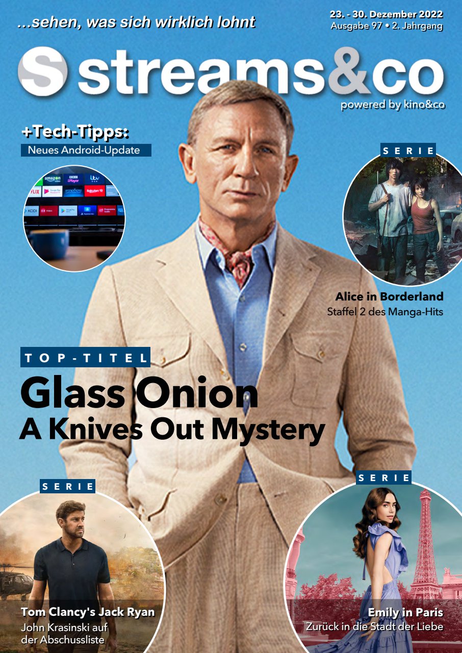 STREAMS AND CO magazine side cover Issue 97 22 December 2022