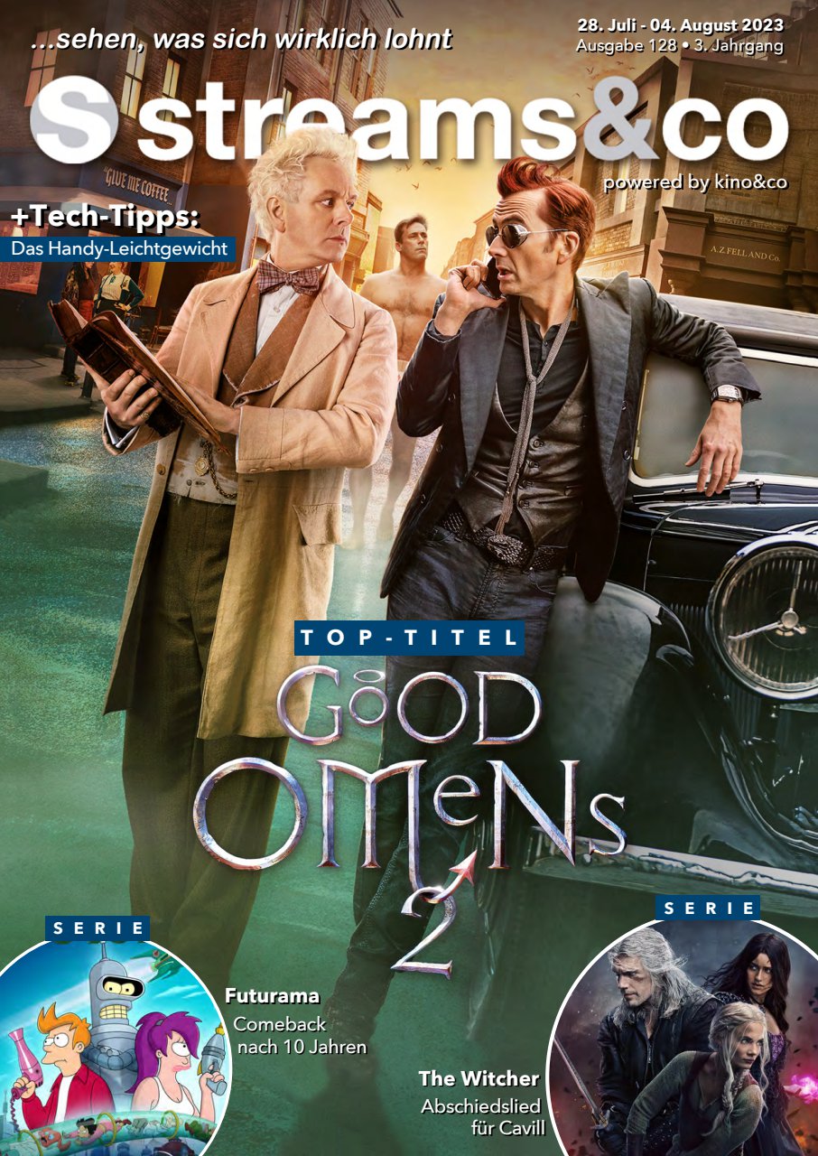 STREAMS AND CO magazine side cover Issue 128 28 July 2023