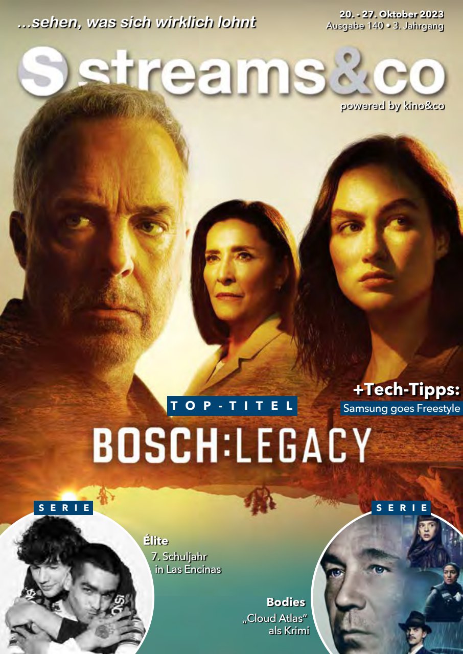 STREAMS AND CO magazine side cover Issue 140 20 October 2023