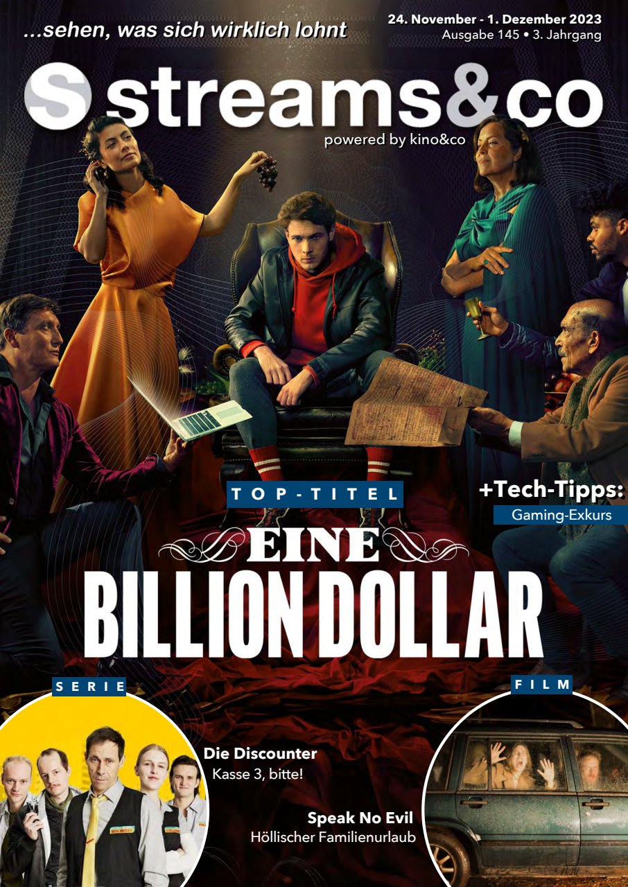 STREAMS AND CO magazine side cover Issue 145 24 November 2023