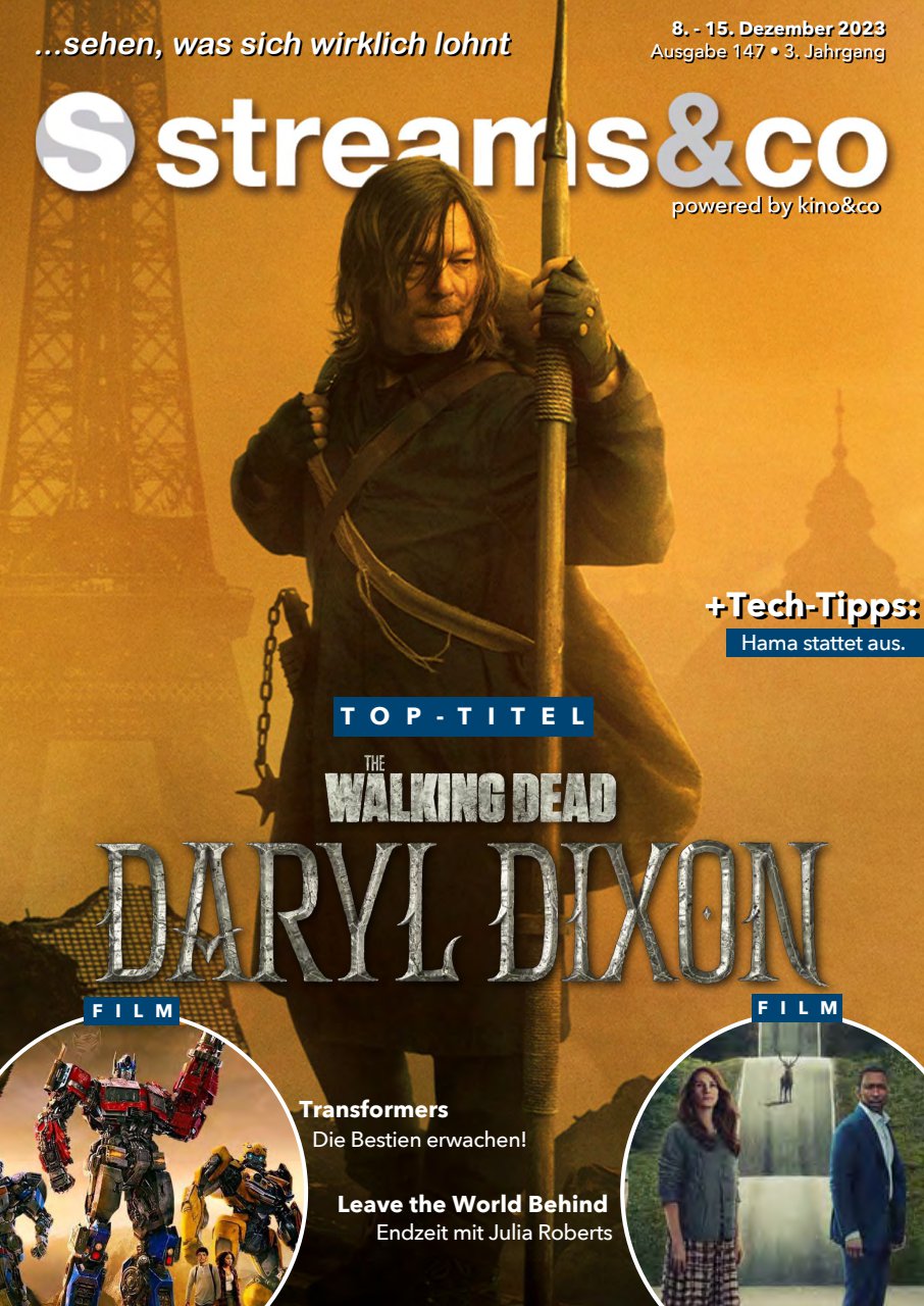 STREAMS AND CO magazine side cover Issue 147 8 December 2023