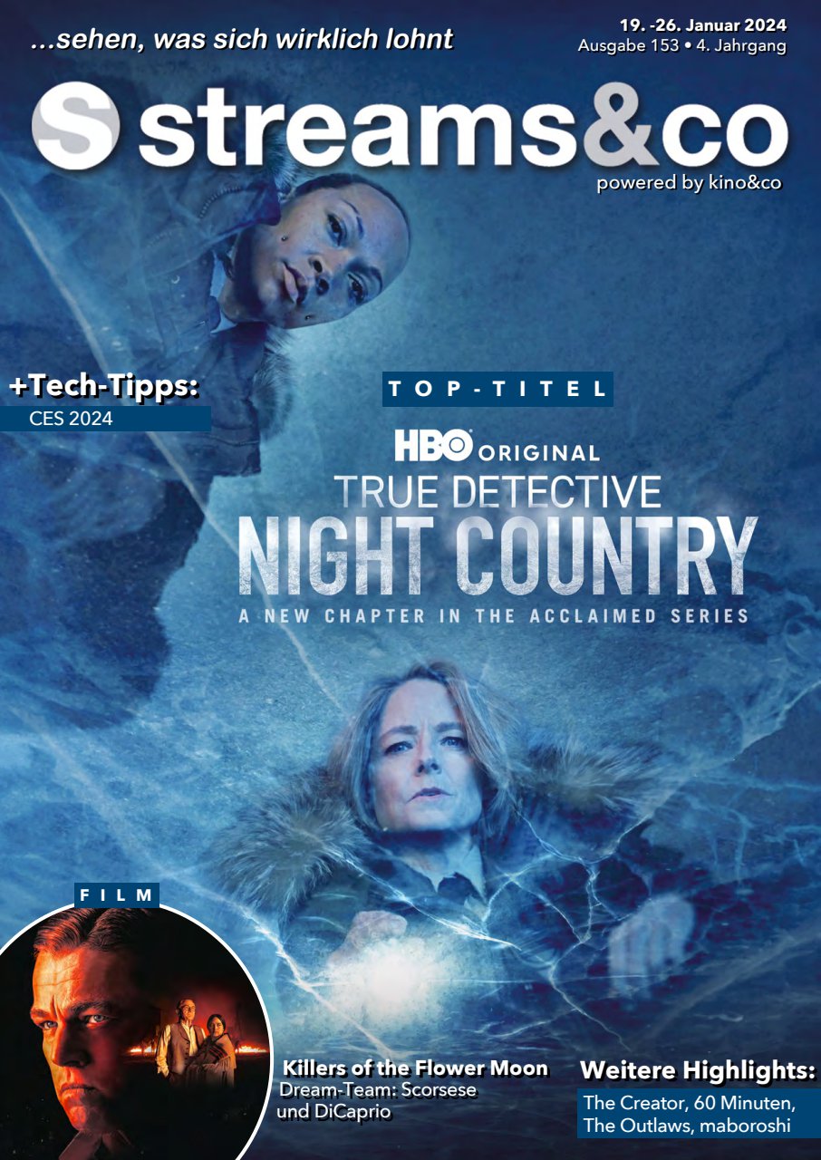 STREAMS AND CO magazine side cover Issue 153 19 January 2024