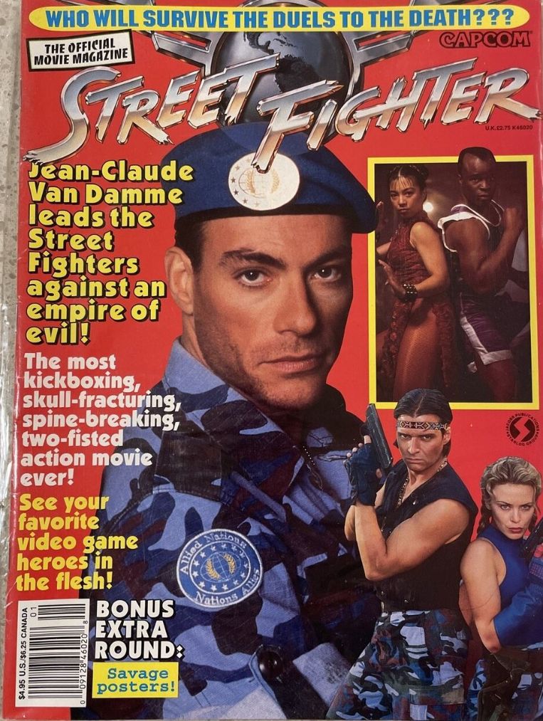 OFFICIAL MOVIE MAGAZINES magazine side cover   1994