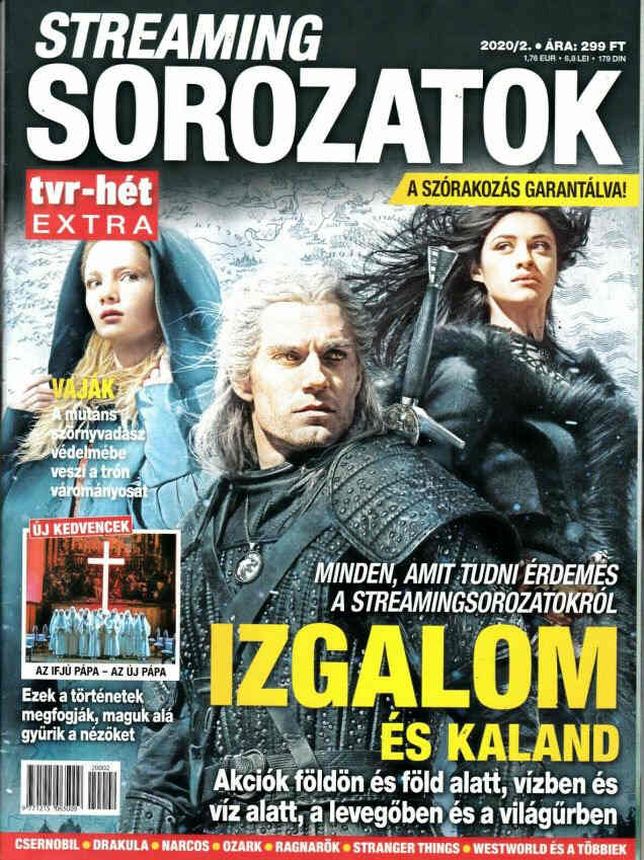 STREAMING SOROZATOK magazine side cover  February 2020