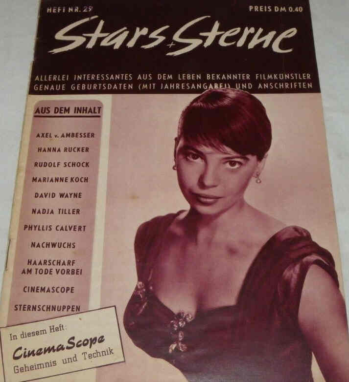 STARS UND STERNE magazine side cover Issue 29   1952