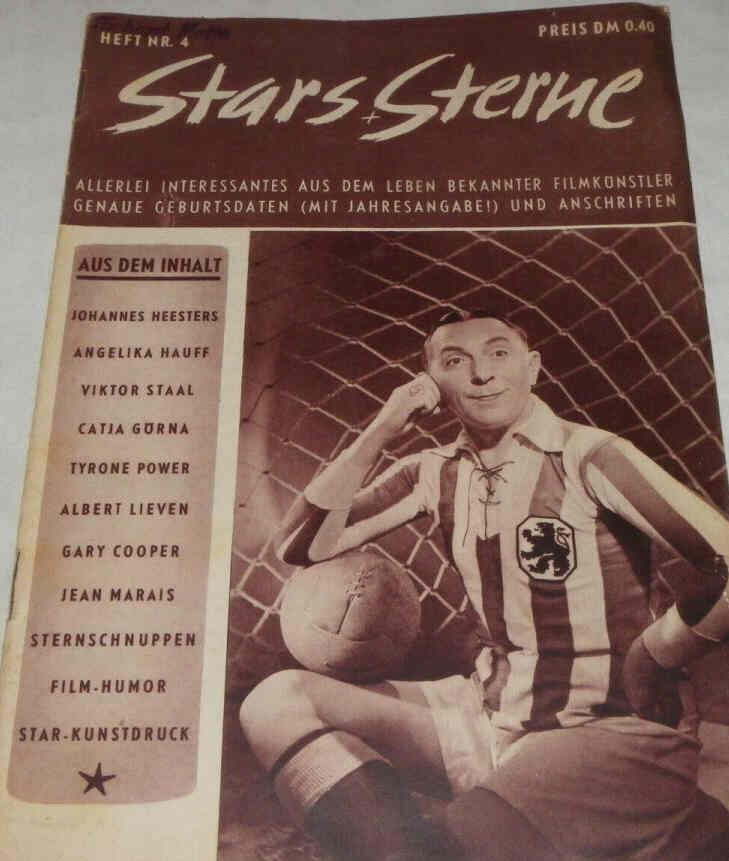 STARS UND STERNE magazine side cover Issue 4   1952