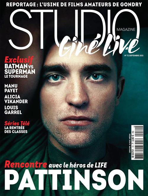 STUDIO CINE LIVE magazine side cover Issue 72 September 2015