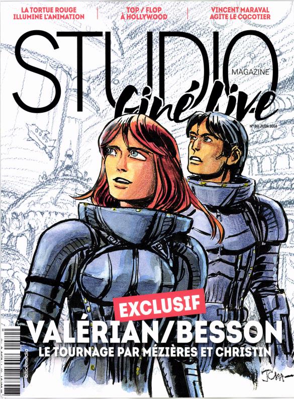 STUDIO CINE LIVE magazine side cover Issue 80  June 2016