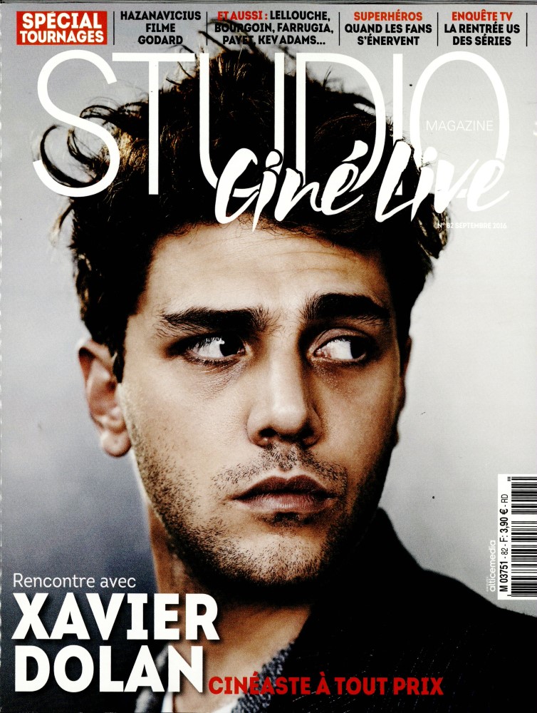 STUDIO CINE LIVE magazine side cover Issue 82 September 2016