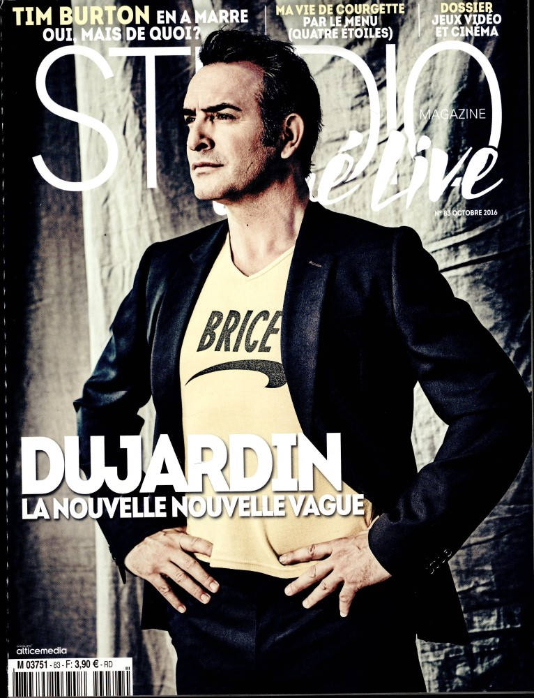STUDIO CINE LIVE magazine side cover Issue 83  October 2016