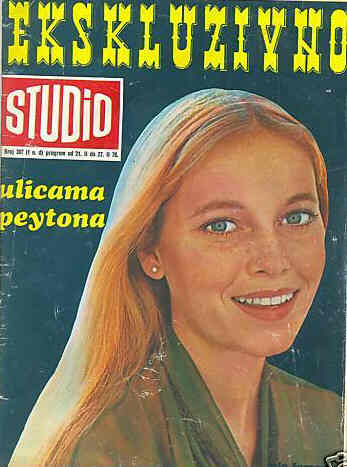 STUDIO (Yugo) magazine side cover Issue 307 21 February 1970