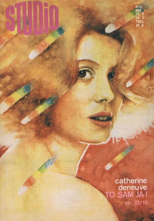 STUDIO (Yugo) magazine side cover Issue 968 23 October 1982