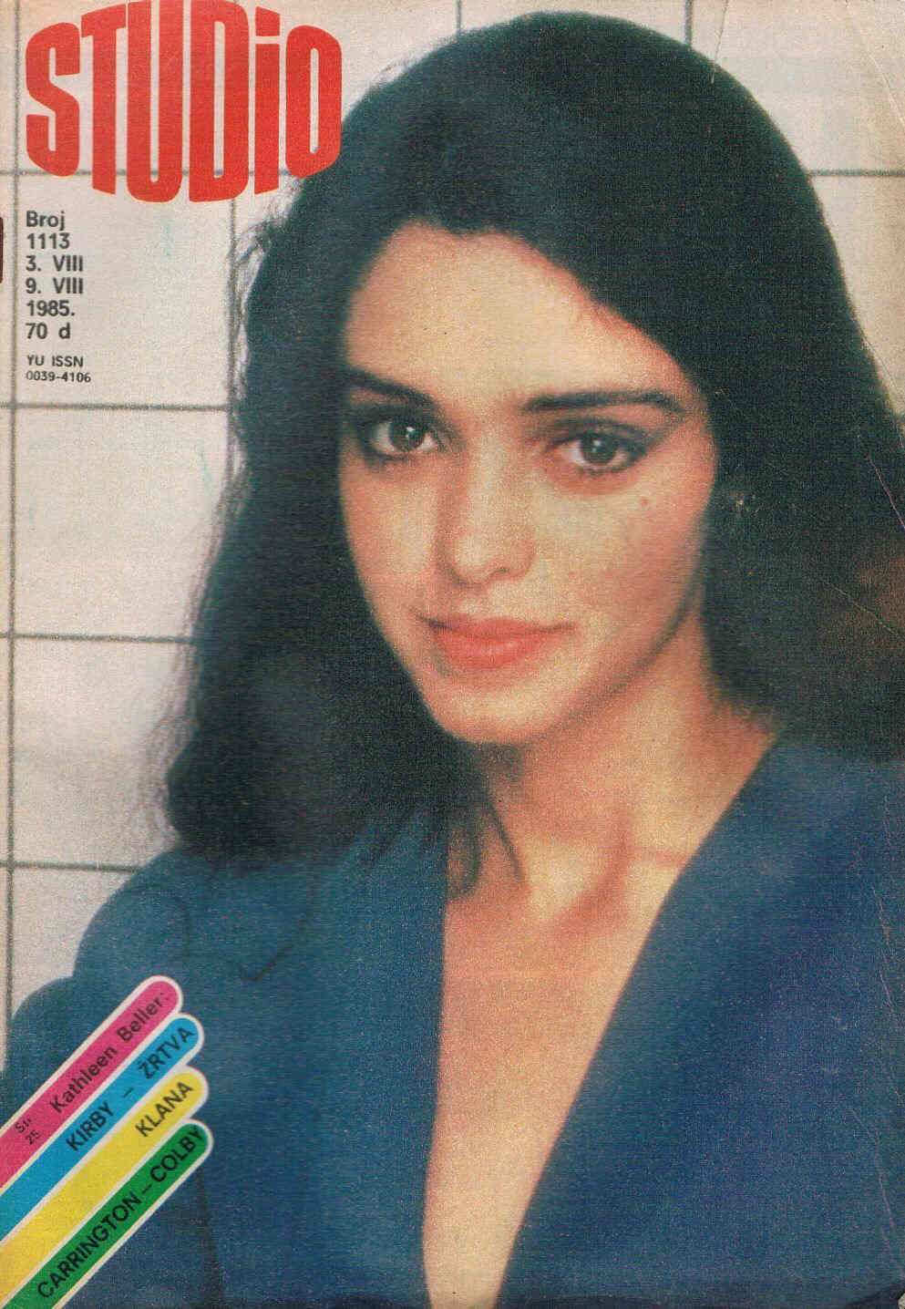 STUDIO (Yugo) magazine side cover Issue 1113 3 August 1985
