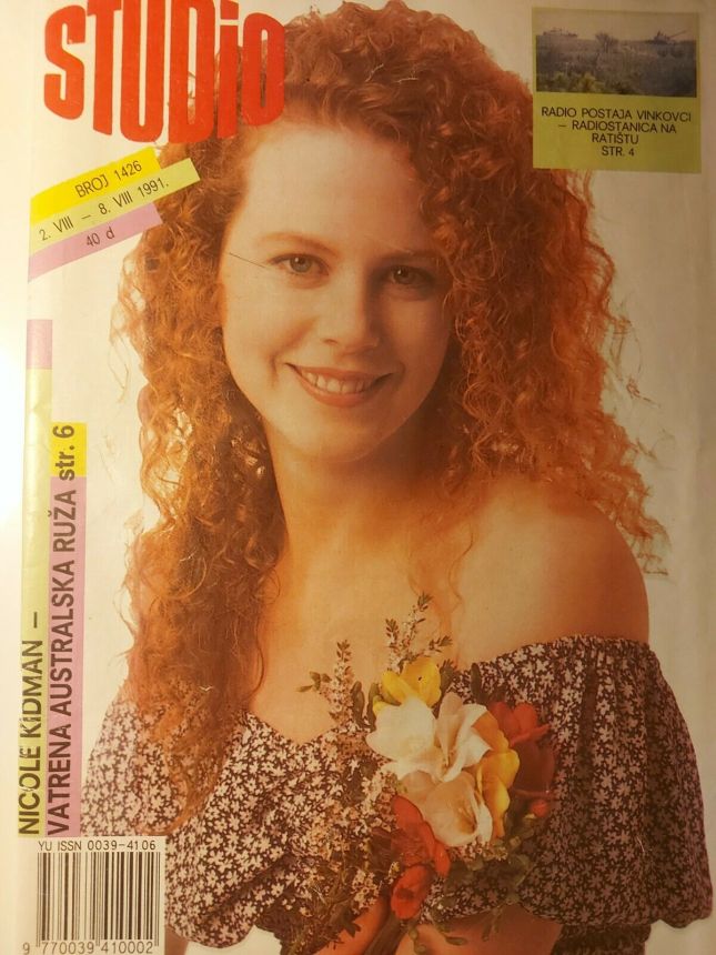 STUDIO (Croatia) magazine side cover Issue 1426 2 August 1991