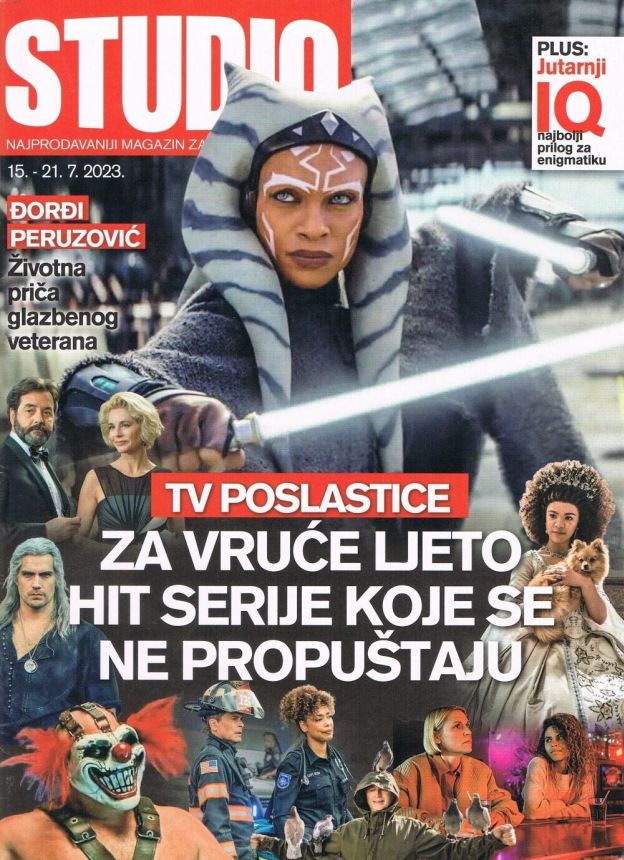 STUDIO (Croatia) magazine side cover 15 July 2023