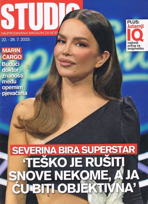 STUDIO (Croatia) magazine side cover 22 July 2023