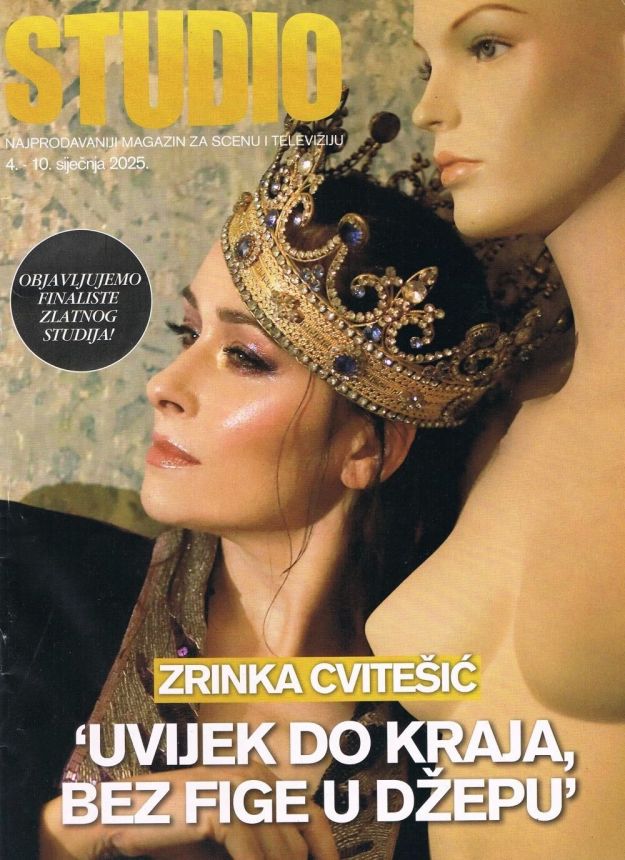 STUDIO (Croatia) magazine side cover Issue 1029 4 January 2025