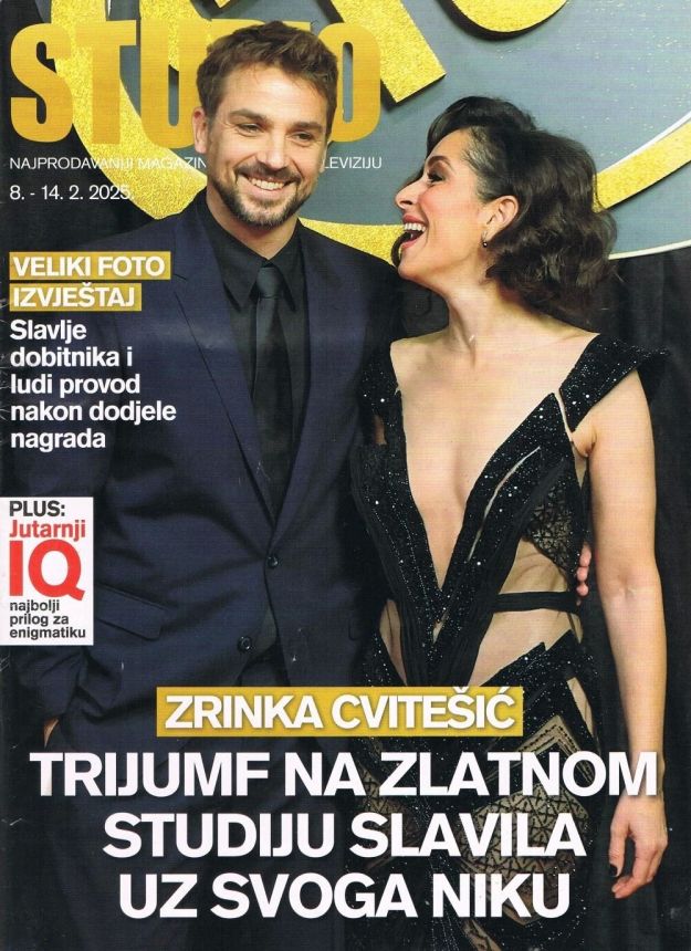 STUDIO (Croatia) magazine side cover Issue 1034 8 February 2025
