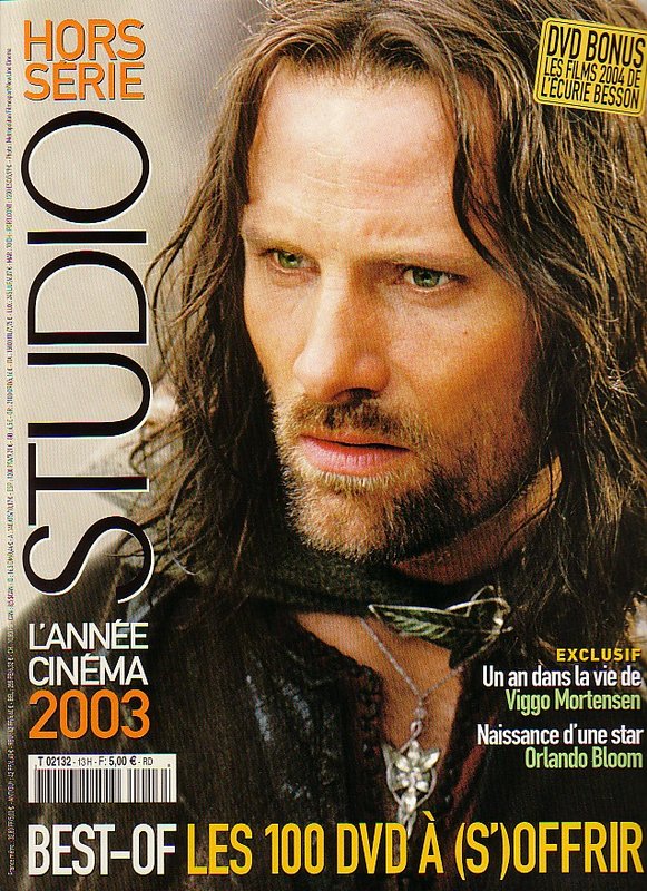 STUDIO magazine side cover  Special # 13 December 2003