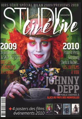 STUDIO CINE LIVE magazine side cover  Special # 4 December 2009