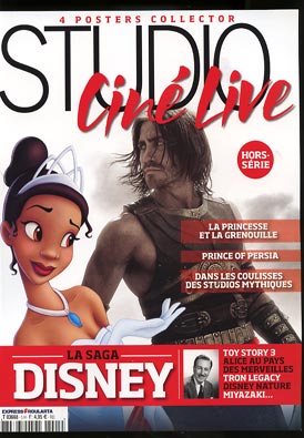 STUDIO CINE LIVE magazine side cover  Special # 5 January 2010