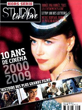 STUDIO CINE LIVE magazine side cover  Special # 6 February 2010