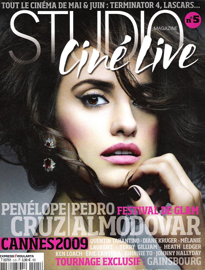 STUDIO CINE LIVE magazine side cover Issue 5 June 2009