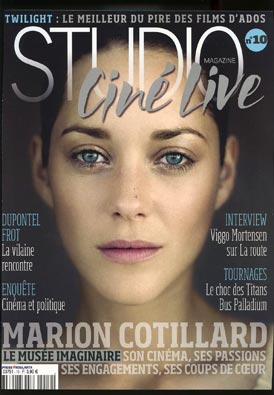 STUDIO CINE LIVE magazine side cover Issue 10 December 2009