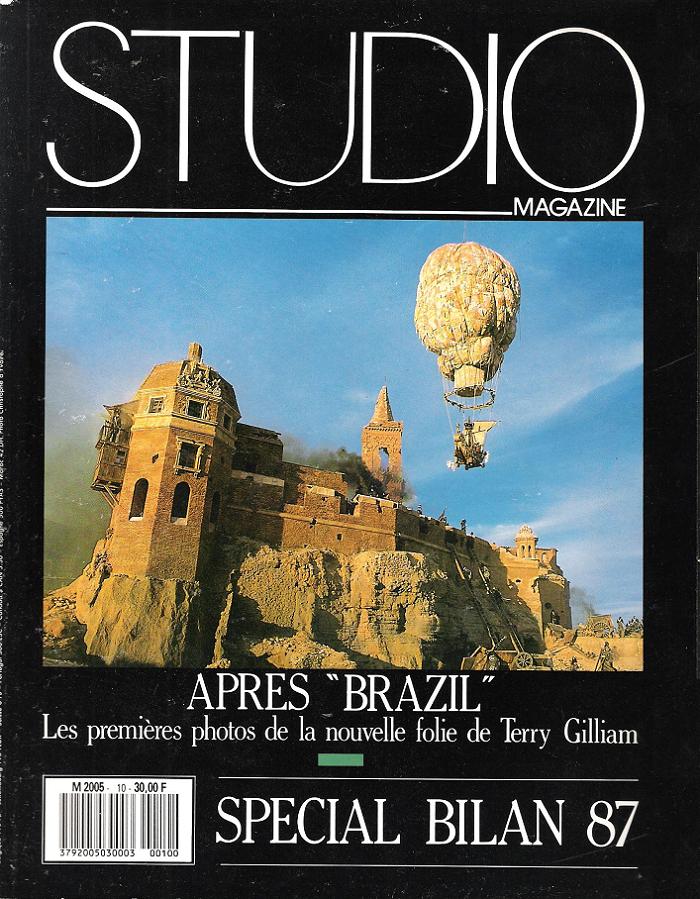 STUDIO magazine side cover Issue 10 January 1988