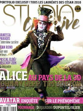 STUDIO CINE LIVE magazine side cover Issue 14 April 2010
