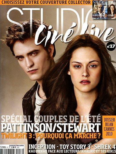 STUDIO CINE LIVE magazine side cover Issue 17 July 2010