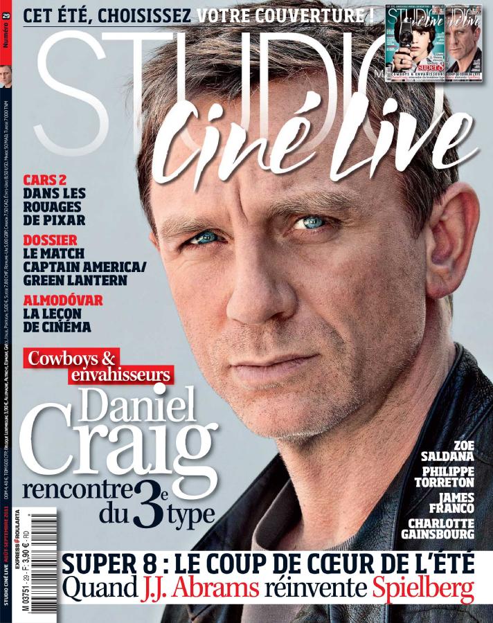STUDIO CINE LIVE magazine side cover Issue 29 August/September  2011