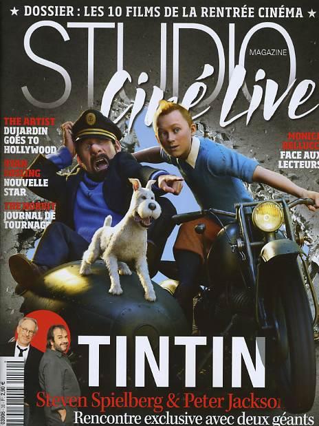 STUDIO CINE LIVE magazine side cover Issue 30 October 2011