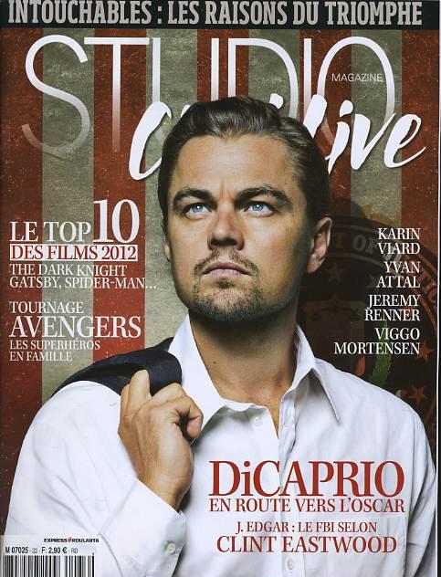 STUDIO CINE LIVE magazine side cover Issue 33 January 2012